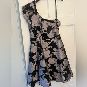 One shoulder short formal dress
